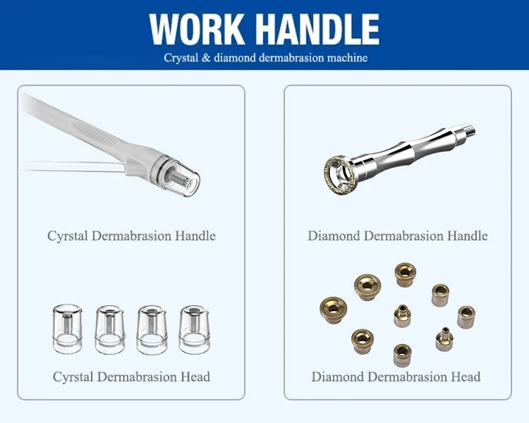 Aqua Skin Spa Facial Machine 2 in 1 Hydro and Diamond Dermabrasion Multifunction Skin Care Device