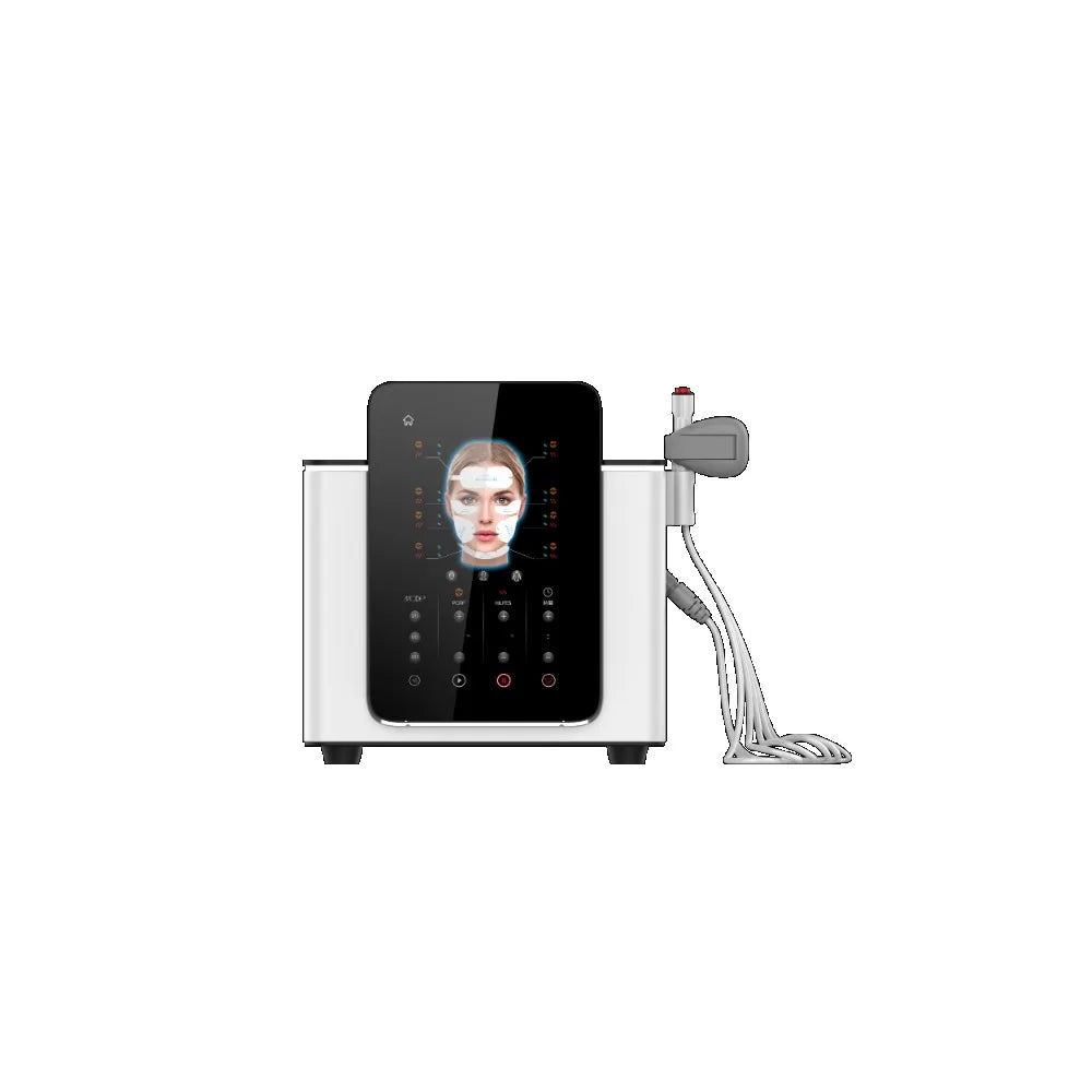 Newest Technology Non-invasive HILFES PCRF EMS and RF Wrinkle Removal Muscle Sculpting EMS Pads Face Lifting Machine Portable