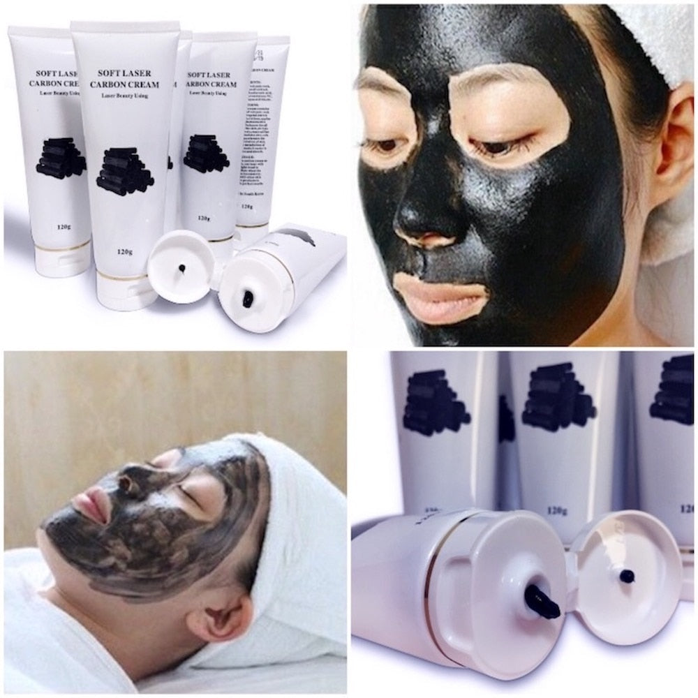 Black Doll Laser Carbon Peeling Cream Skin Whitening Facial Carbon Gel for Q-Switch 1064 532 Machine