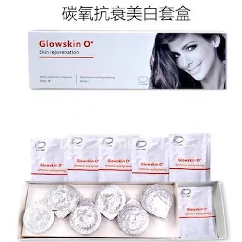 Hot Sale Glowskin CO2 Oxygen Bubble Pods Facial Brightening Rehydra Exfoliating Oxygenation Pods