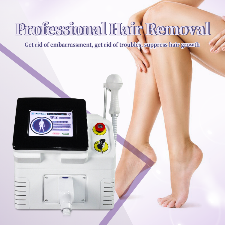 Portable 1200W A-LMA Platinum Beauty Machine High 808 Diode Laser for Hair Removal Skin Rejuvenation 6 Bars Diode Laser