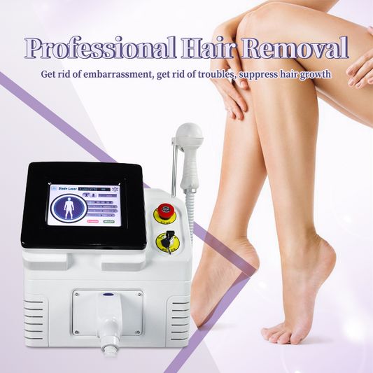 Portable 1200W A-LMA Platinum Beauty Machine High 808 Diode Laser for Hair Removal Skin Rejuvenation 6 Bars Diode Laser