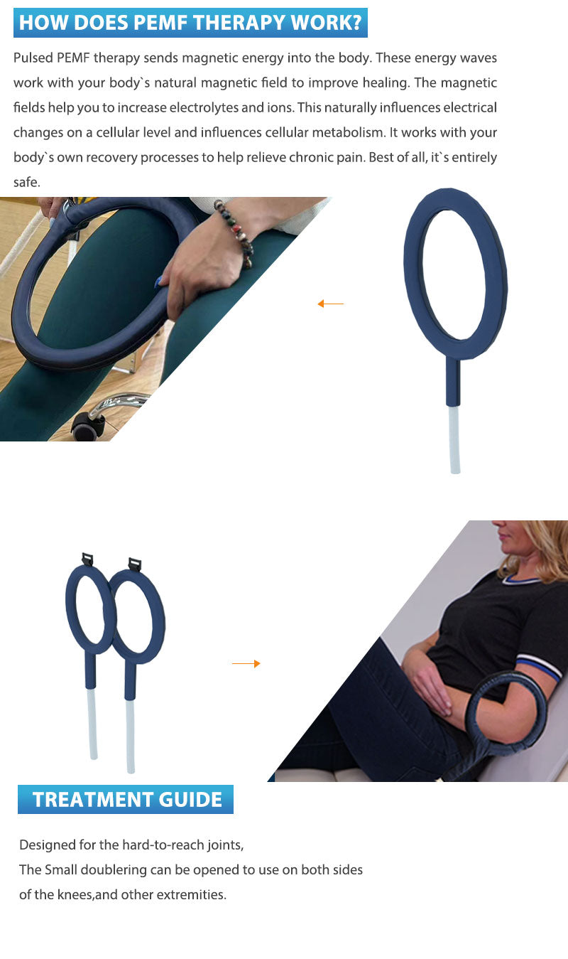 Physio Magneto 2 in 1 PEMF LOOP Magnetotherapy Machine Pulse Magnetic Machine With Horse Use Interface System