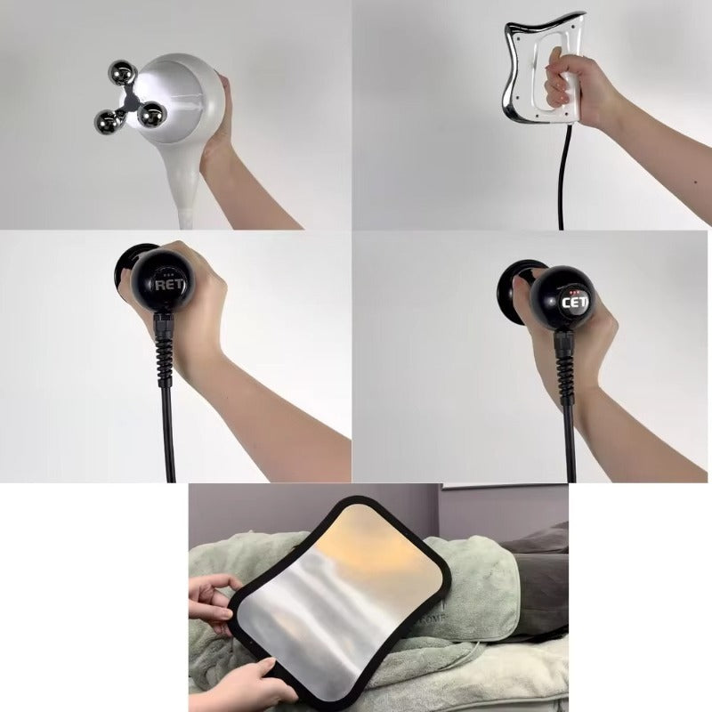 448KHZ+20KHZ RET CET Tecar Machine Diatermia Physiotherapy Machine for Fat Burning Body Shaping Healthy Care Machine