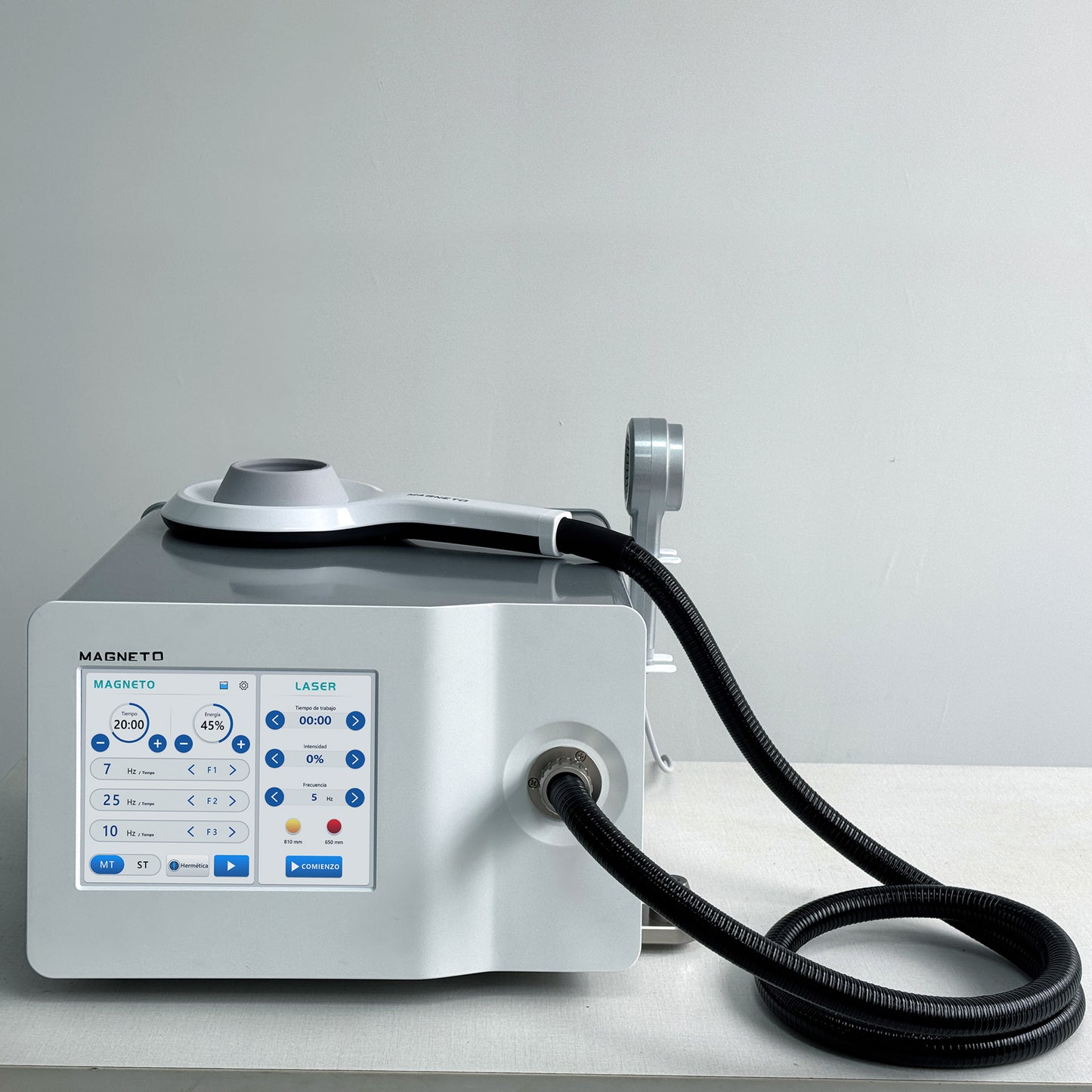 2 In 1 Pulsed Electromagnetic Field Therapy Combine with Cold Diodo Laser 650nm 808nm Wavelength for Pain Relief