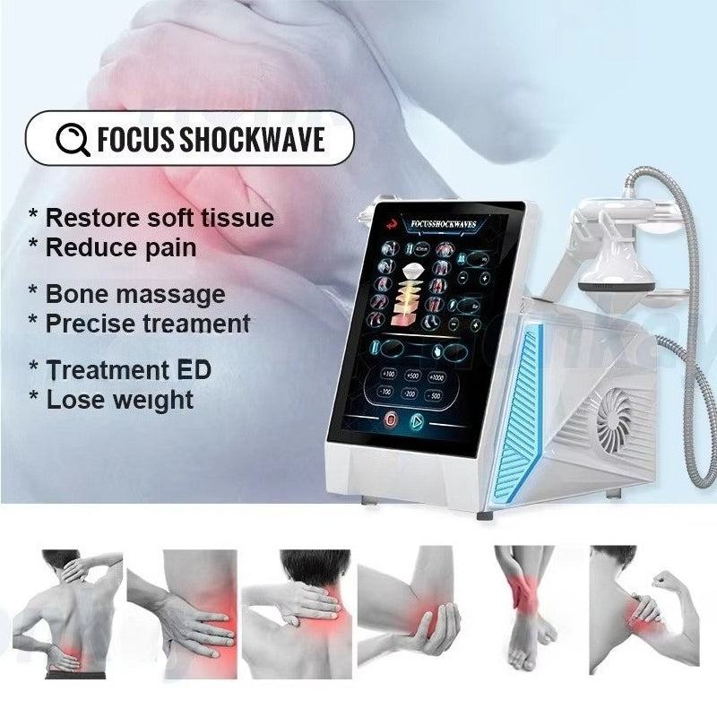 Professional Physiotherapy Focused Extracorporeal Shockwave Therapy For Low Back Pain Fast Pain Relief For Erectile Dysfuction
