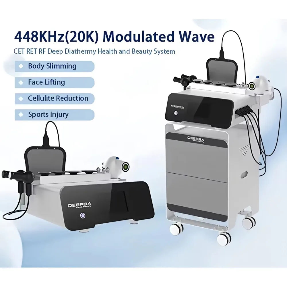 Tecar Physiotherapy Machine 448k Cet Ret Tecar Therapy Tecar Machine Physical Therapy For Pain Relief And Cellulite Reduction