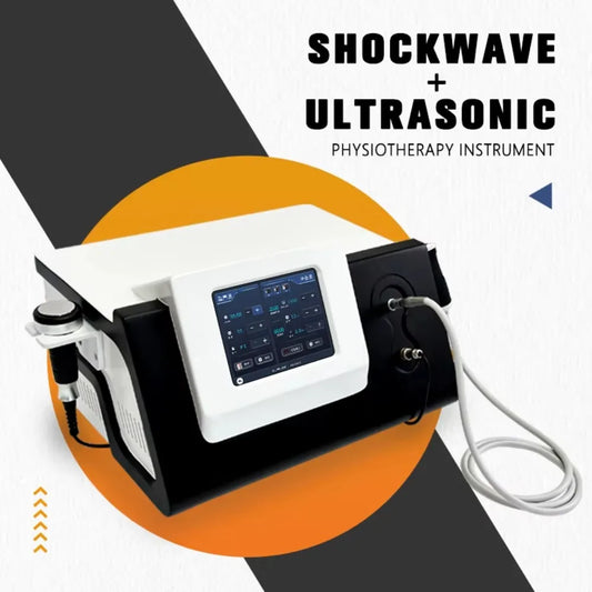 2 In 1 Ultra Care Pro Ultrasound And Radial Shockwave Physical Therapy Machine For Pain Relief For Home Use