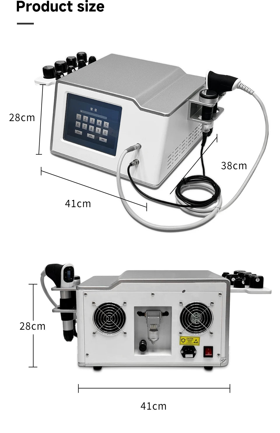 Factory Eswt Vet Shock Wave for Horse Pain Relief Device Shockwave Machine Vet Storz or Physical Therapy Ed and Pain Relief