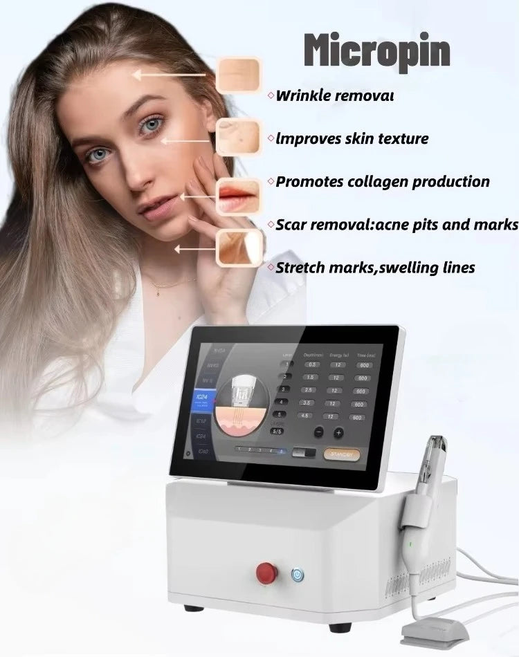 Top-Quality Professional Thermal Micropin Device for Skin Tightening & Face Lifting Facial Wrinkle Removal Machine