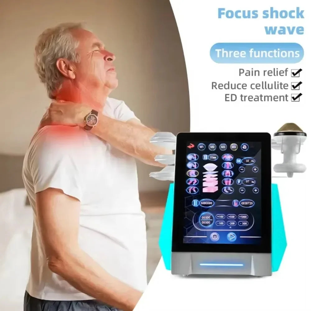 Professional Physiotherapy Focused Extracorporeal Shockwave Therapy For Low Back Pain Fast Pain Relief For Erectile Dysfuction