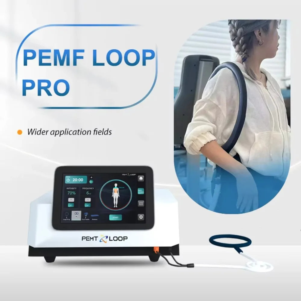 Physio Magneto 2 in 1 PEMF LOOP Magnetotherapy Machine Pulse Magnetic Machine With Horse Use Interface System