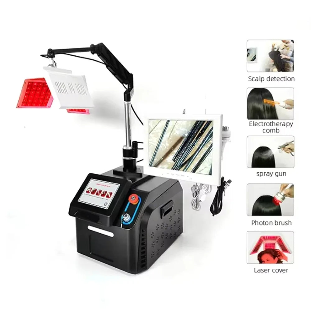 Homeuse 650nm Diode Laser Hair Growth Machine for Hair Growth & Regrowth Anti-Hairloss Treatments for Scalp with 262 Laser Lamps