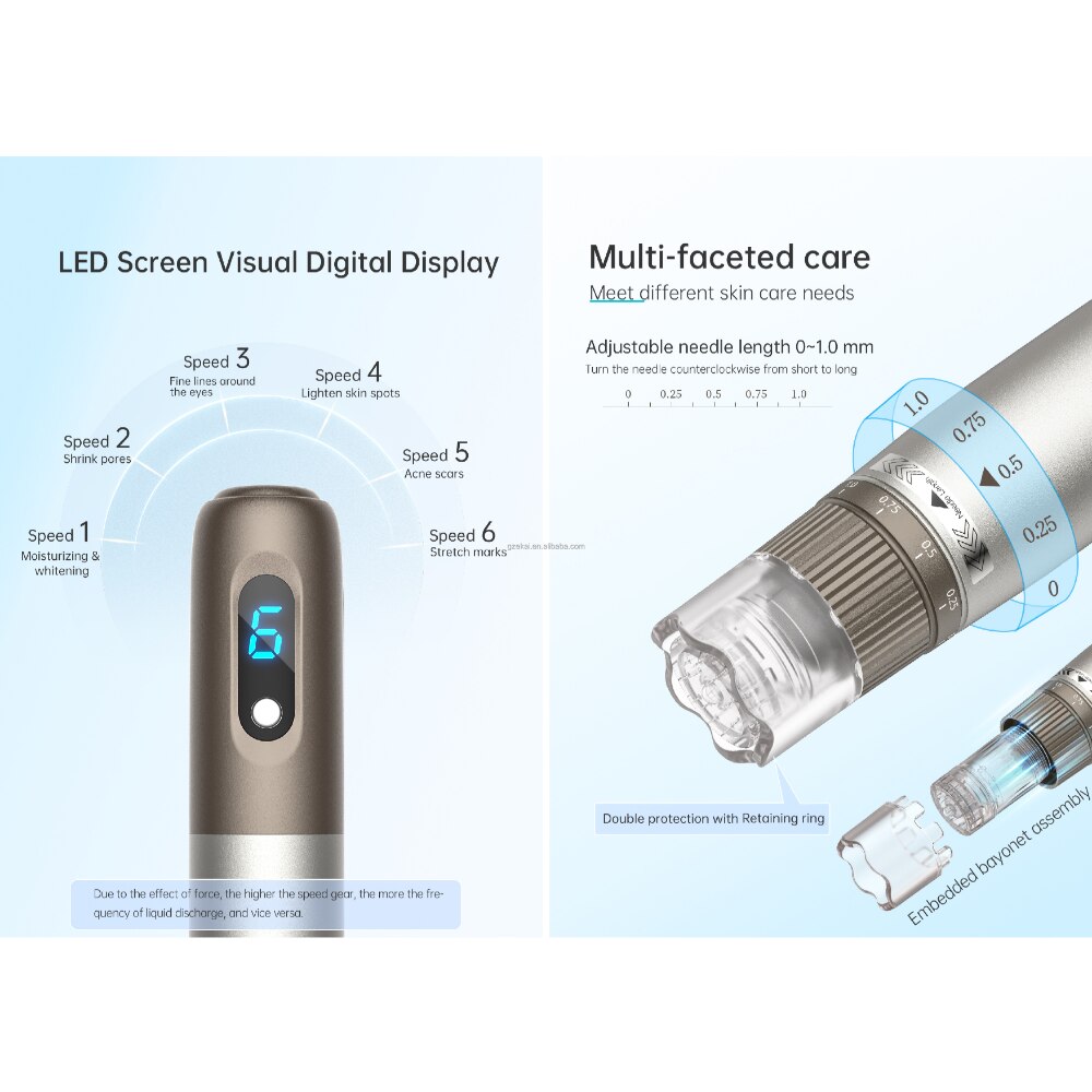 Latest Hydrapen Liquid Injector For Skin Rejuvenation Skin Care Home Use Device Microneedling Roller