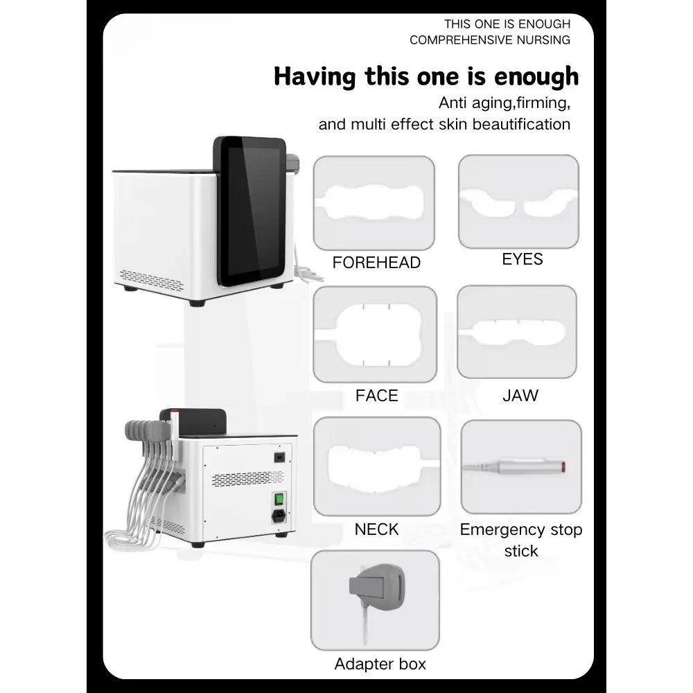 Ems Face EMRF Sculpt PCRV Wrinkle Removal Face Lifting Face Beauty Machine with 5 Patches