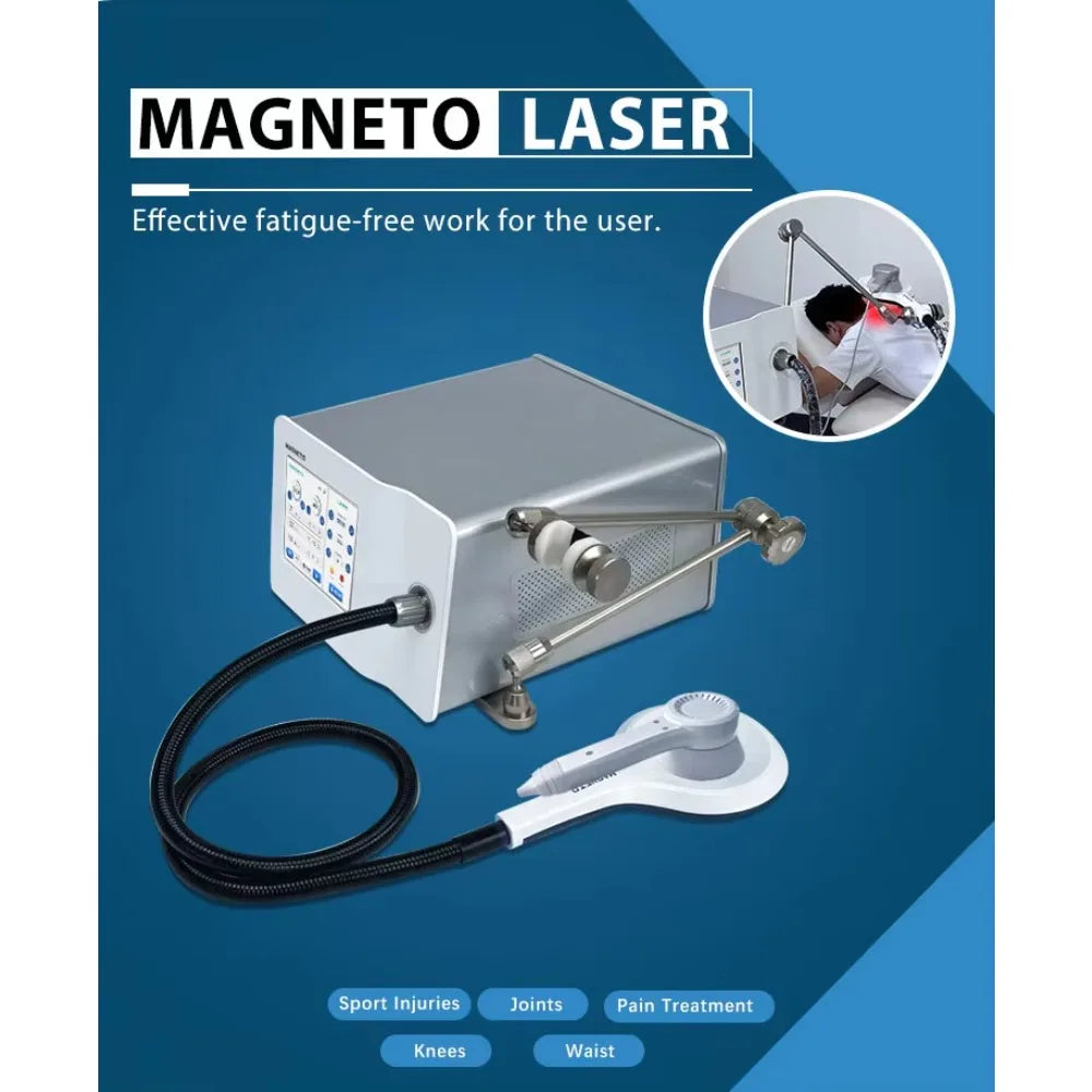 2 In 1 Pulsed Electromagnetic Field Therapy Combine with Cold Diodo Laser 650nm 808nm Wavelength for Pain Relief