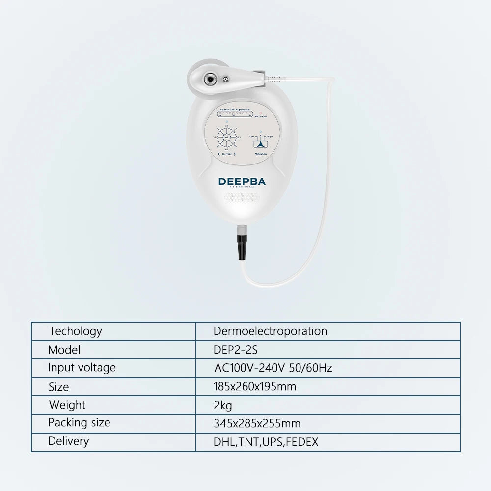 Dermo Electro Poration Invasive-Free DEP Superconducting Dermo Electroporation Machine