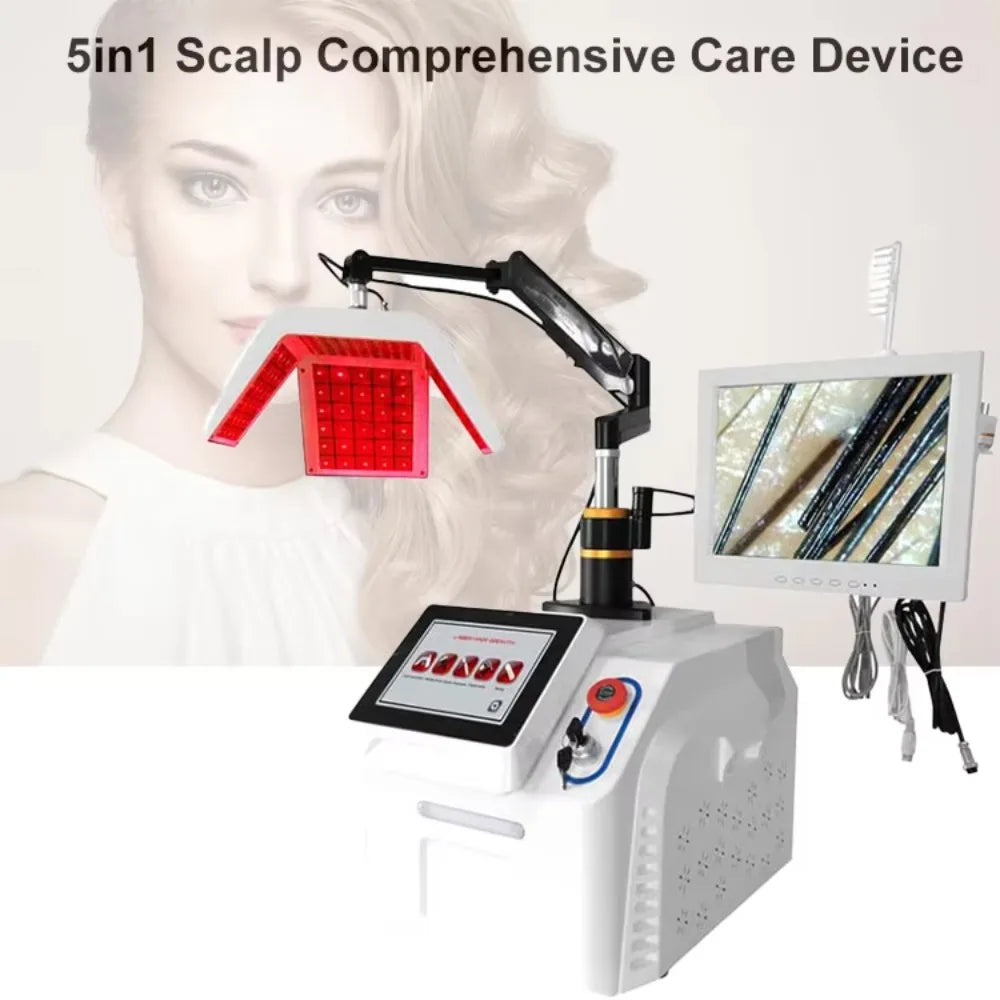 Homeuse 650nm Diode Laser Hair Growth Machine for Hair Growth & Regrowth Anti-Hairloss Treatments for Scalp with 262 Laser Lamps