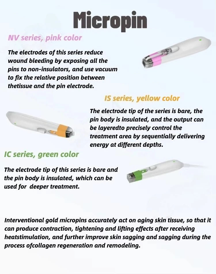 Top-Quality  Thermal Vacuum Micropin Device for Skin Tightening & Face Lifting Facial Wrinkle Removal Machine