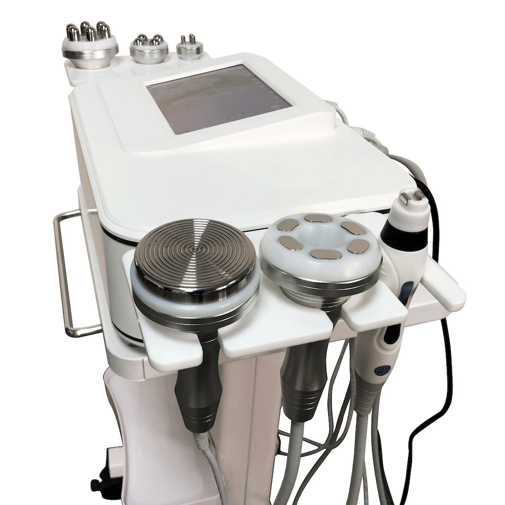 Portable Radio Frequency 6 in 1  Vacuum Vibration RF 40K Ultrasound Body Slimming Fat Reduce