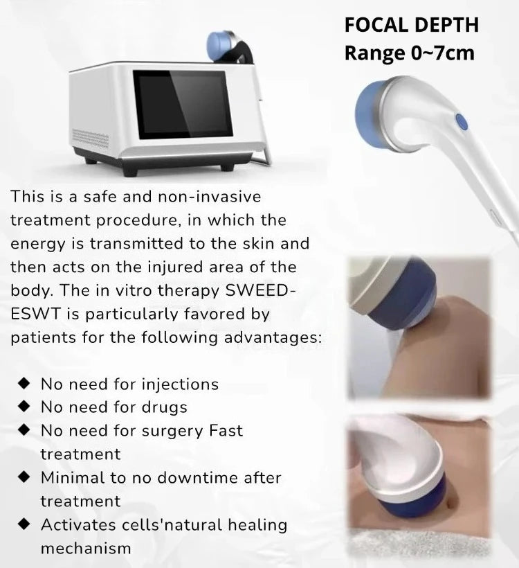 FSWT Shockwave Machine Vet Focales Focused Shock Wave Therapy Machine Plantar Fasciitis Erectile Dysfunction Treatment