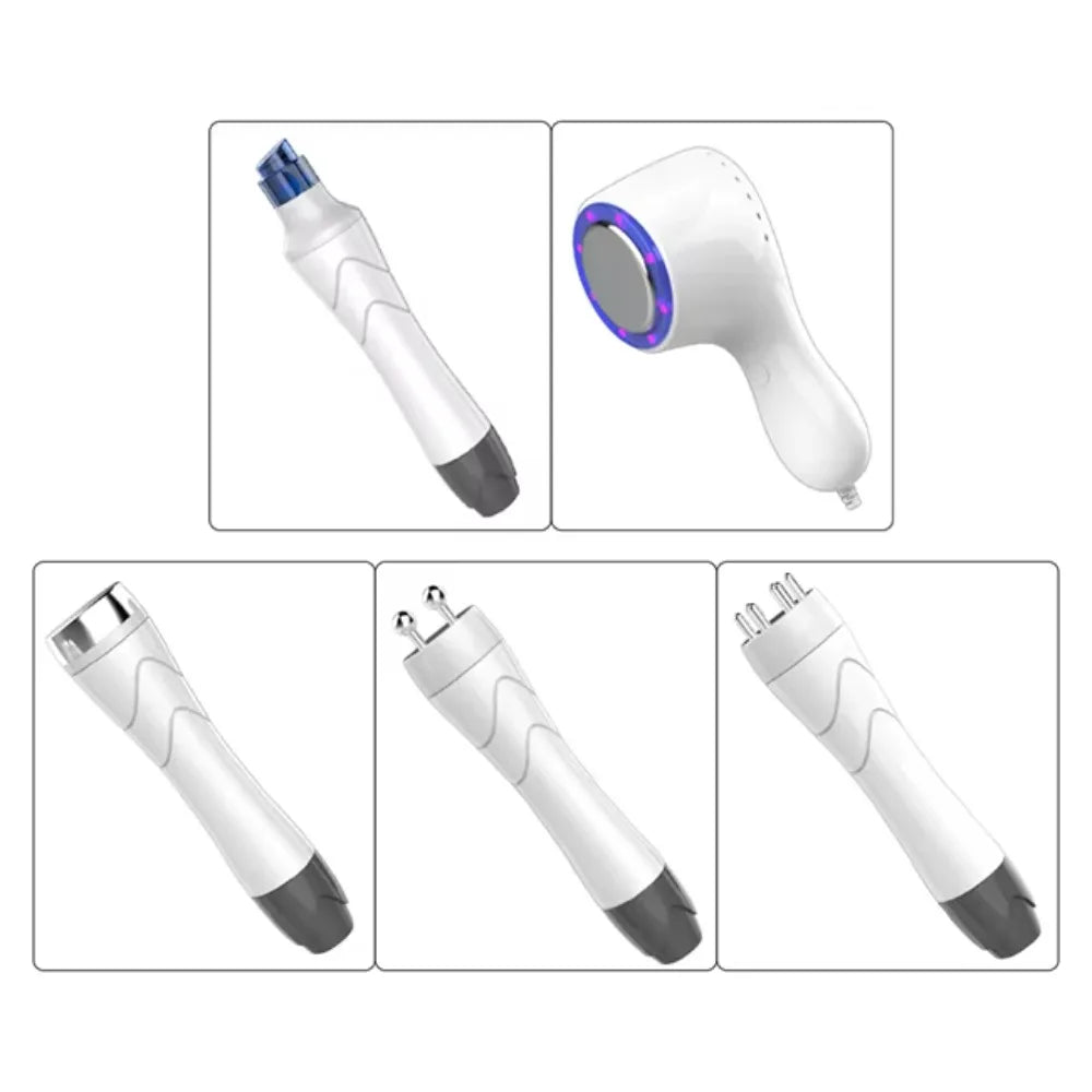 5 in 1 Desktop Hydro bubble Water Dermabrasion face cleanning BIO Microcurrent face care machine