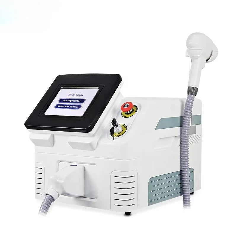 Portable 1200W A-LMA Platinum Beauty Machine High 808 Diode Laser for Hair Removal Skin Rejuvenation 6 Bars Diode Laser