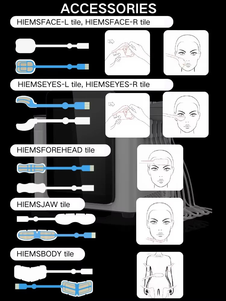 Ems Face EMRF Sculpt PCRV Wrinkle Removal Face Lifting Face Beauty Machine with 5 Patches