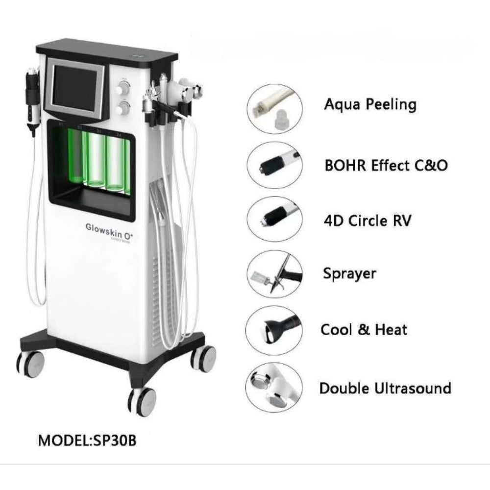Spa Oxygen Jet Facial Skincare Skin Beauty Cleansing Facial Bubble Machine Hydrodermabrasion Machine  Oxygen Facial Machine