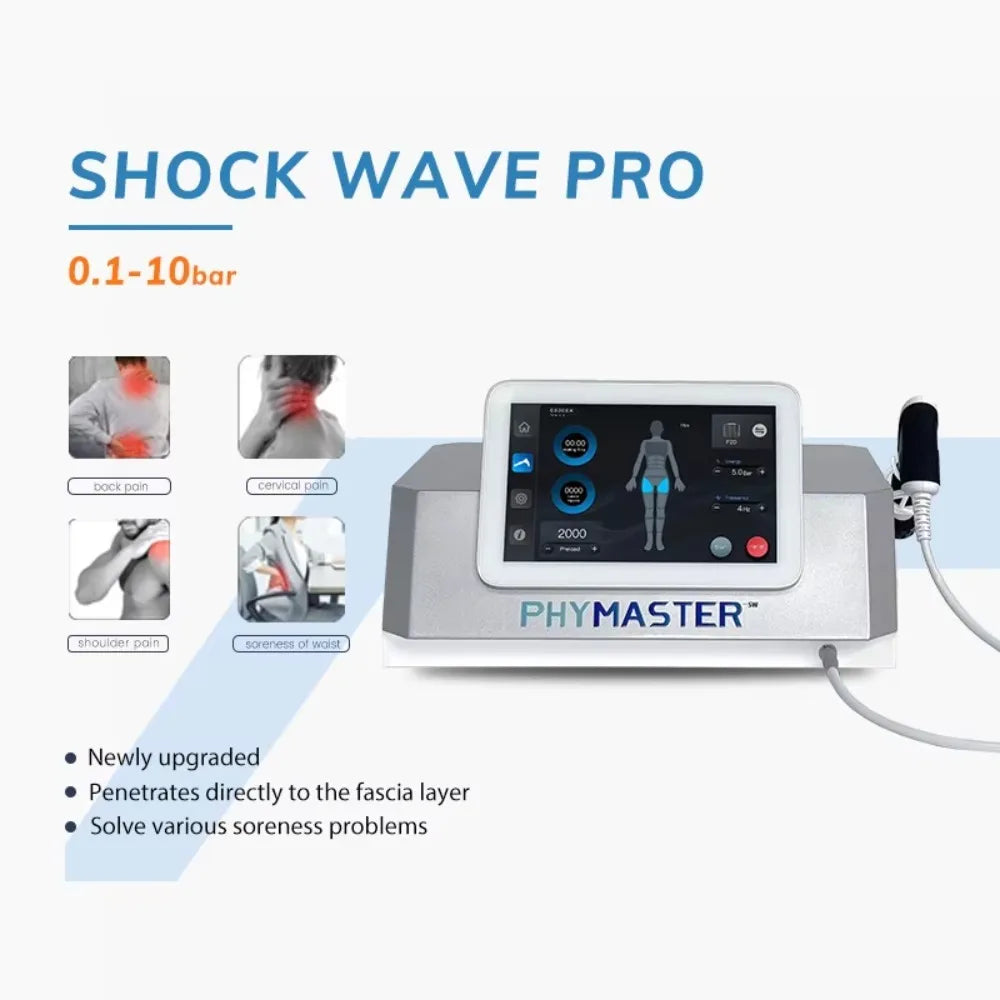 Radial Shockwave Therapy For Face Softwave Shockwave Therapy for Improved Skin Elasticity For Body Pain Relief