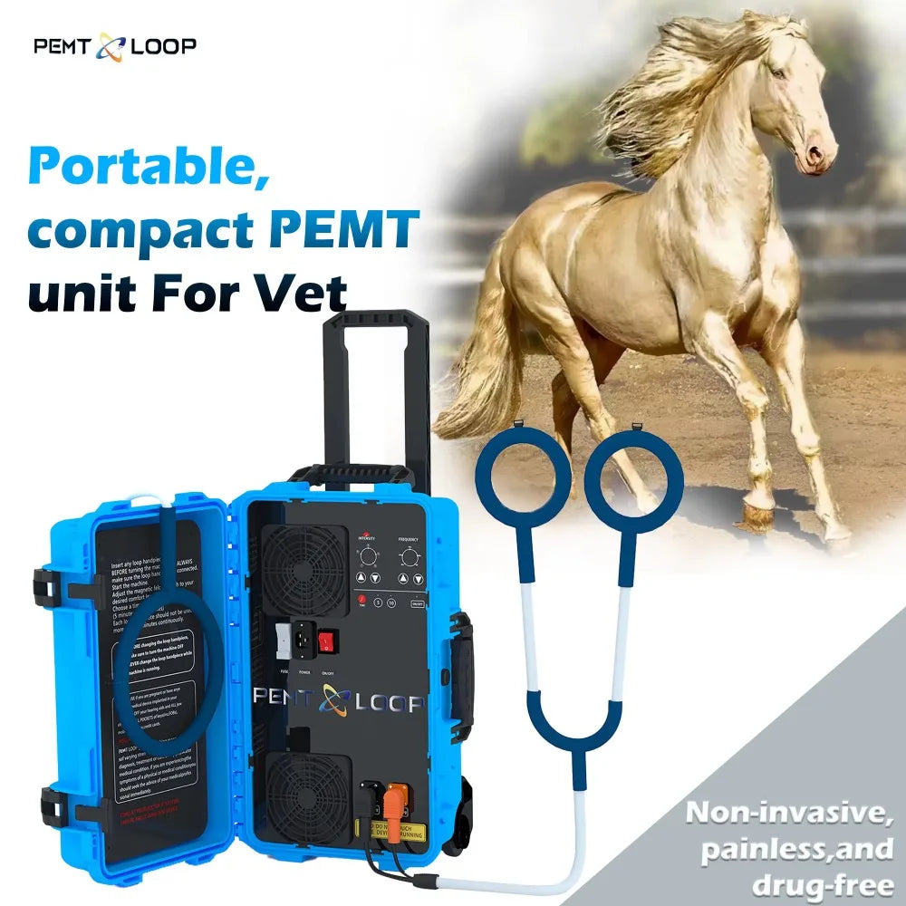 Horse Health Care Veterinary Instrument PEMT PEMF LOOP Magneto Technology for Pain Relief and Bones Repair