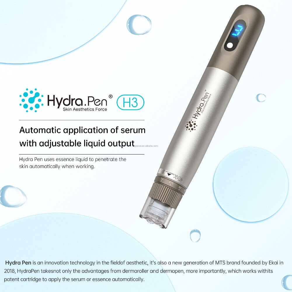 Latest Hydrapen Lquid Injector For Skin Rejuvenation Skin Care Home Use Device Micronneedle  Beauty Tools