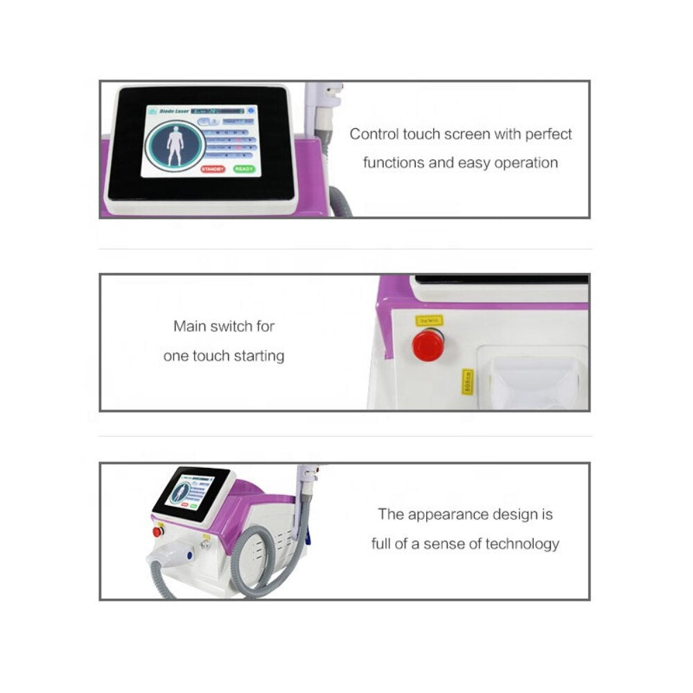 Homeuse 808nm Diode Laser Hair Removal Permanent Hair Removal