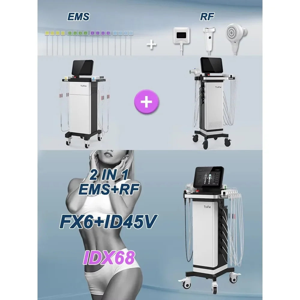 2 in1 Trusculpt Cutera Id and Flex Trusculpt Weight Lost Ems Muscle Build Machine