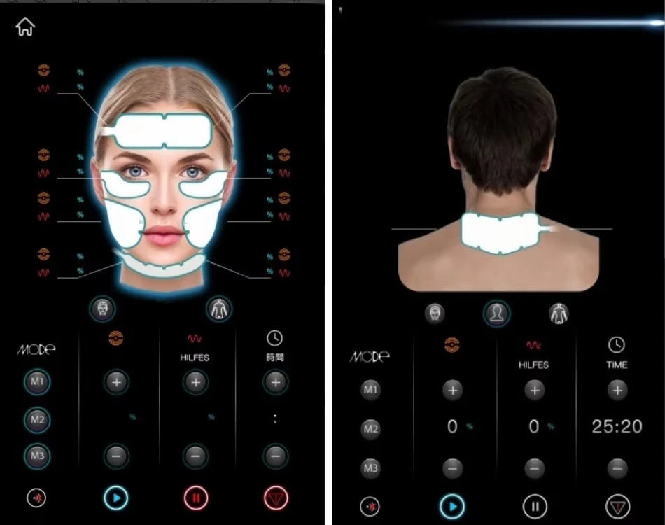 Ems Face EMRF Sculpt PCRV Wrinkle Removal Face Lifting Face Beauty Machine with 5 Patches