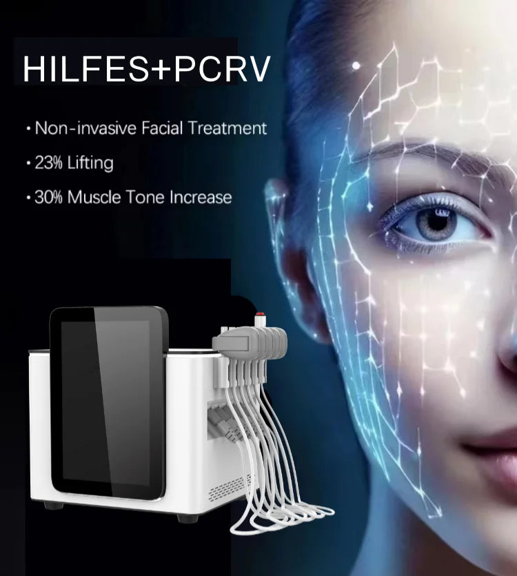 Ems Face EMRF Sculpt PCRV Wrinkle Removal Face Lifting Face Beauty Machine with 5 Patches