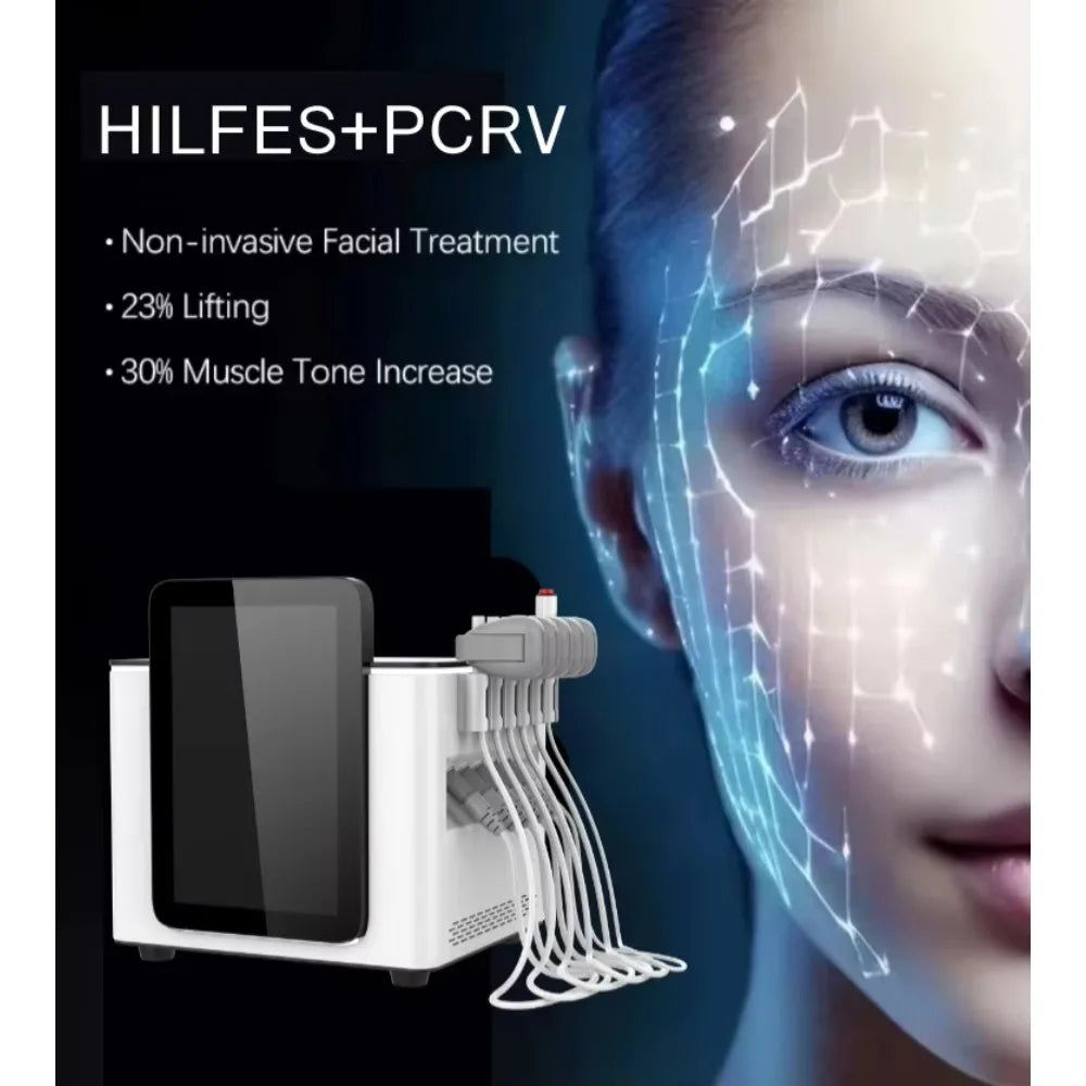Ems Face EMRF Sculpt PCRV Wrinkle Removal Face Lifting Face Beauty Machine with 5 Patches