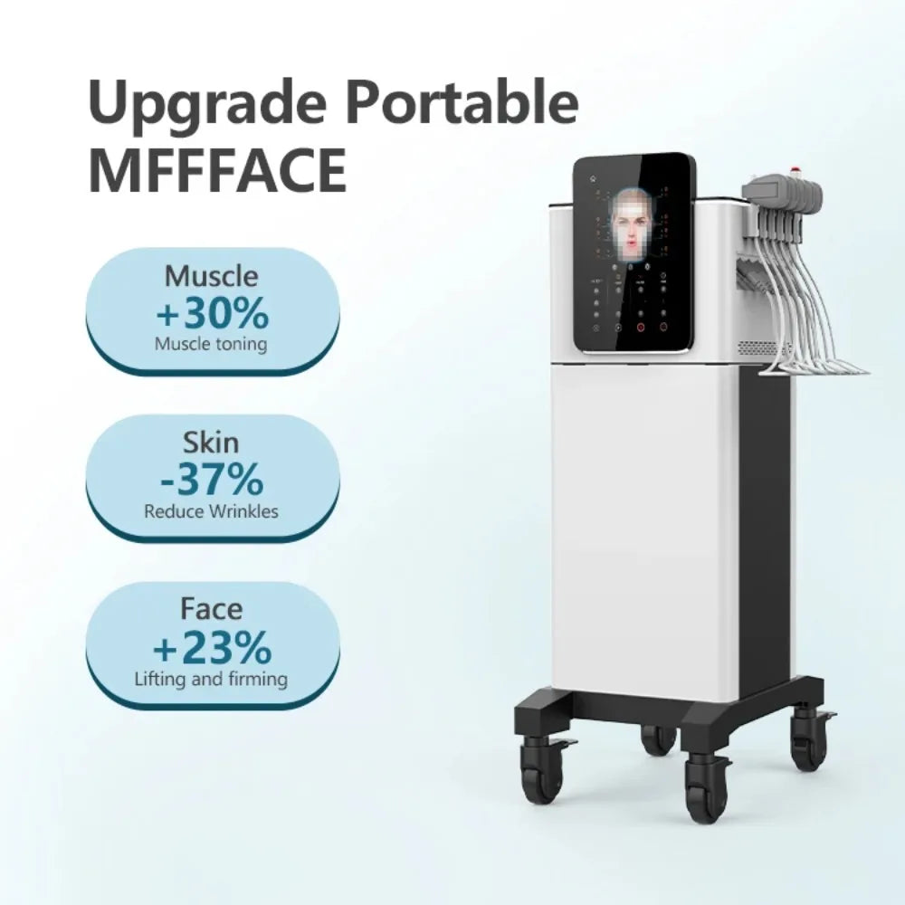 Newest Technology Non-invasive HILFES PCRF EMS and RF Wrinkle Removal  Muscle Sculpting EMS Pads Face Lifting Machine Portable
