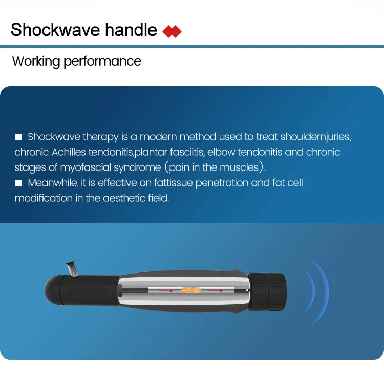 10 Bar ESWT RSWT Radial Shockwwave ESWT Therapy Release Fascia Pain And Chronic Back Pain Chiropractic  Fast Pain Relief