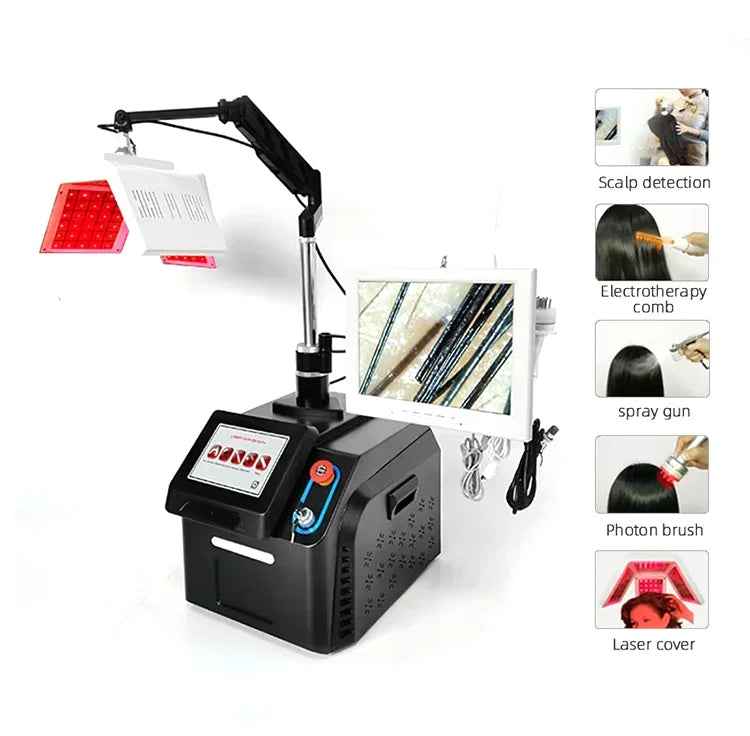 Homeuse 650nm Diode Laser Hair Growth Machine for Hair Growth & Regrowth Anti-Hairloss Treatments for Scalp with 262 Laser Lamps