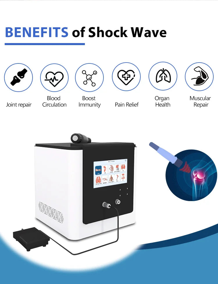10 Bar ESWT RSWT Radial Shockwwave ESWT Therapy Release Fascia Pain And Chronic Back Pain Chiropractic  Fast Pain Relief