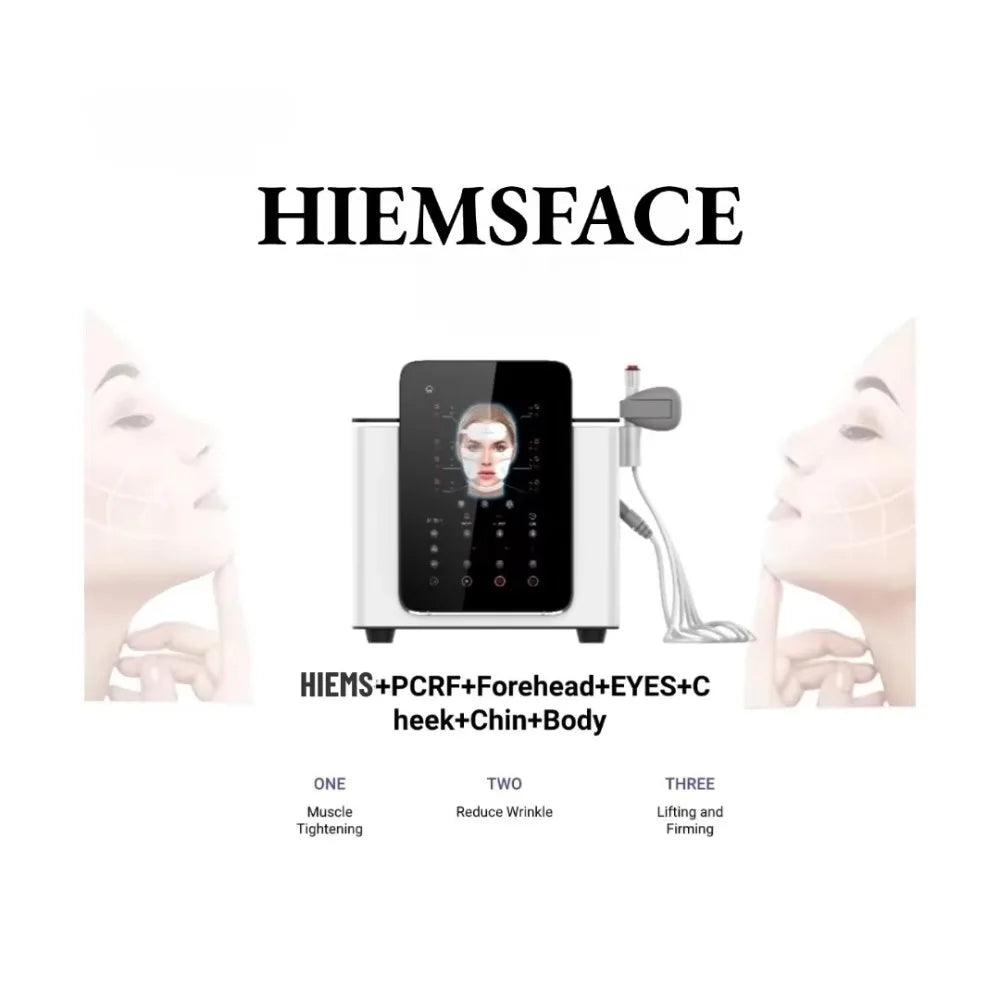 Ems Face EMRF Sculpt PCRV Wrinkle Removal Face Lifting Face Beauty Machine with 5 Patches