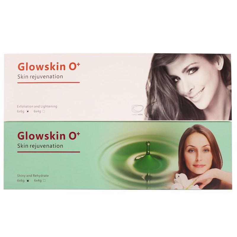Hot Sale Glowskin CO2 Oxygen Bubble Pods Facial Brightening Rehydra Exfoliating Oxygenation Pods