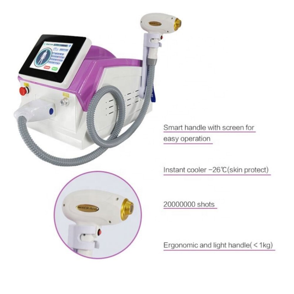 Homeuse 808nm Diode Laser Hair Removal Permanent Hair Removal