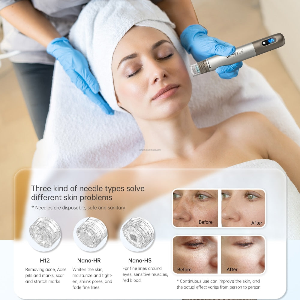 Latest Hydrapen Liquid Injector For Skin Rejuvenation Skin Care Home Use Device Microneedling Roller