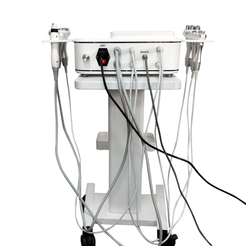 Portable Radio Frequency 6 in 1  Vacuum Vibration RF 40K Ultrasound Body Slimming Fat Reduce