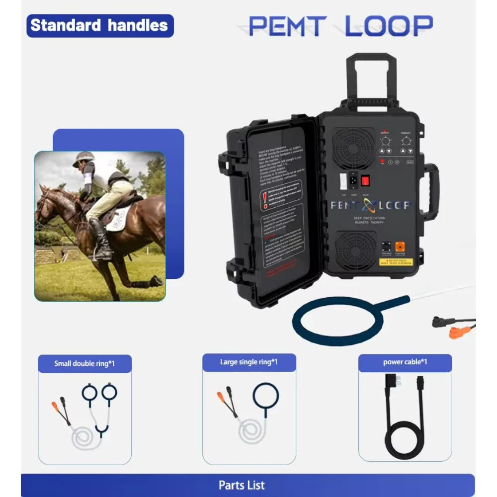 Veterinary Instrument PEMT Loop Magnetic Physiotherapy Device for Horse and Dog Orthopedic PEMF by Vet