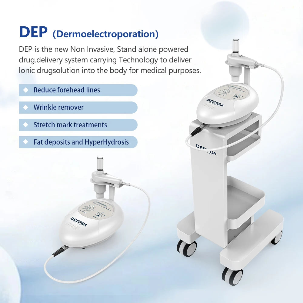 Dermo Electro Poration Invasive-Free DEP Superconducting Dermo Electroporation Machine