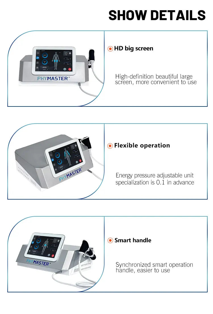 Radial Shockwave Therapy For Face Softwave Shockwave Therapy for Improved Skin Elasticity For Body Pain Relief