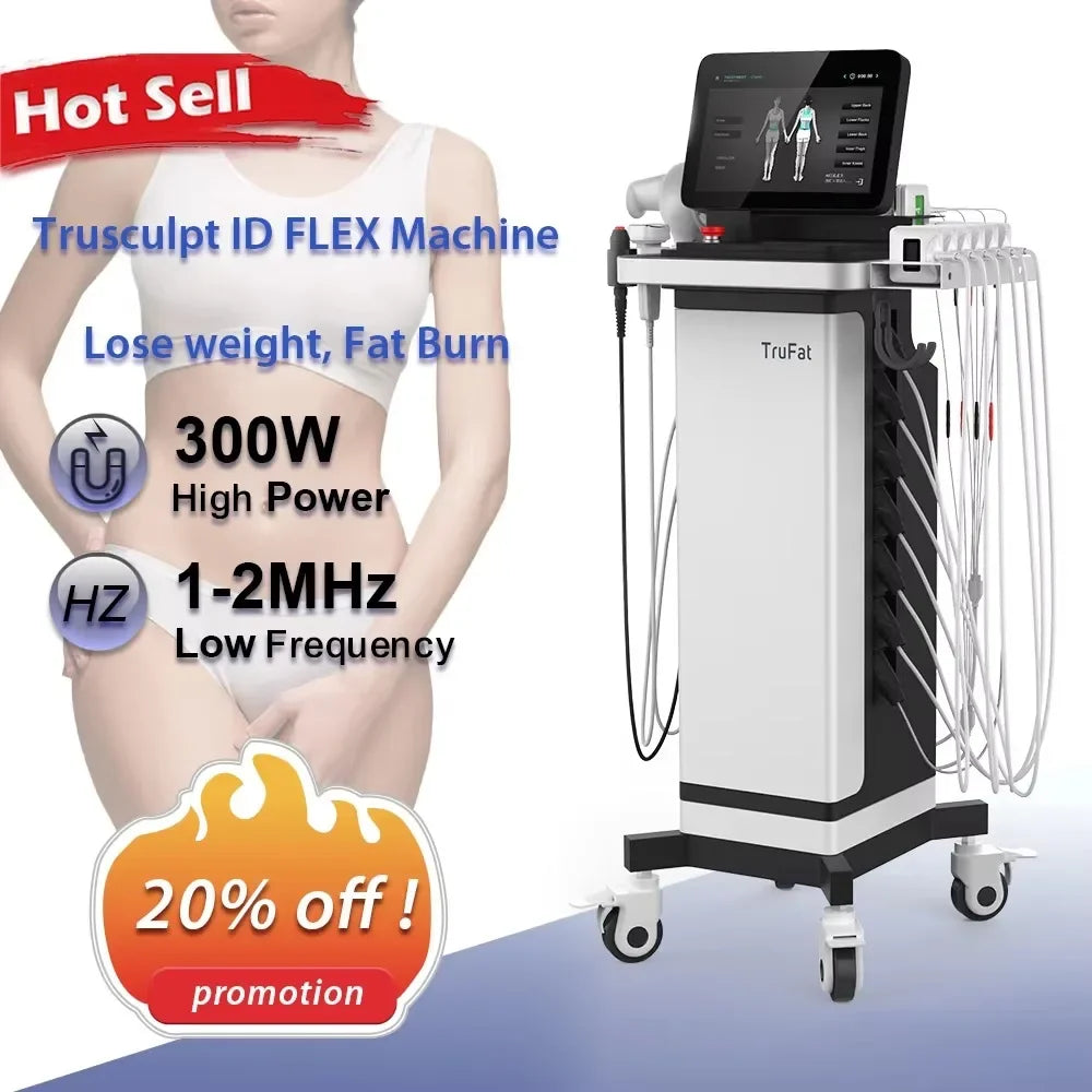 2 in1 Trusculpt Cutera Id and Flex Trusculpt Weight Lost Ems Muscle Build Machine